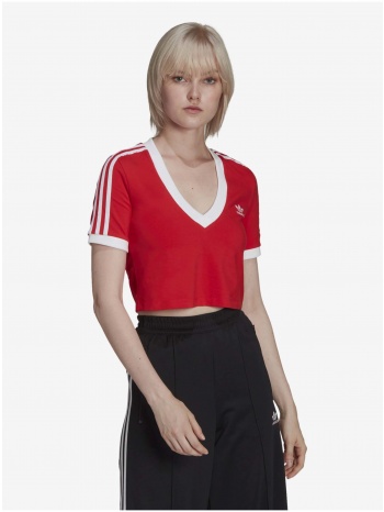 red women`s crop top adidas originals - women σε προσφορά