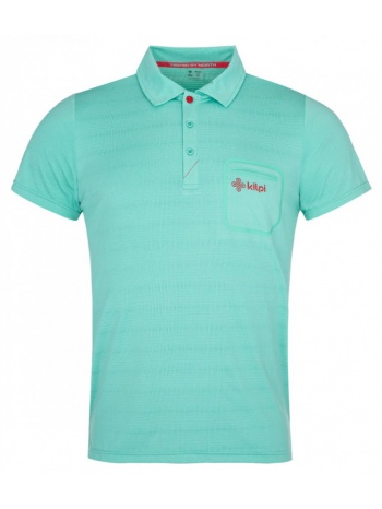 men`s polo shirt kilpi givry-m turquoise σε προσφορά