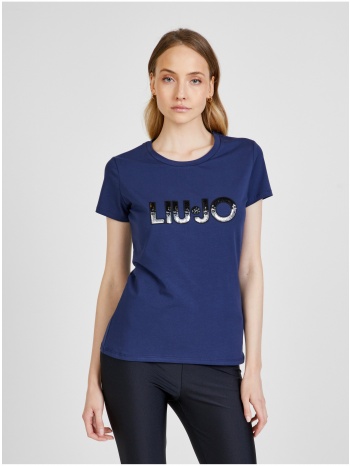 liu jo dark blue women`s t-shirt - women σε προσφορά