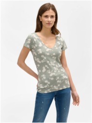 light green floral t-shirt orsay - women