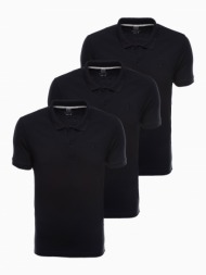 ανδρικό μπλουζάκι πόλο ombre 3 pack