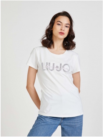 white women`s t-shirt liu jo - women σε προσφορά