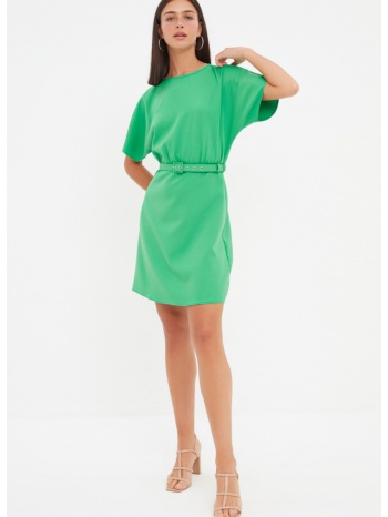 trendyol green belted dress σε προσφορά