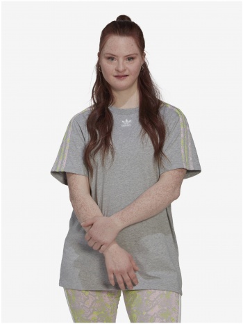grey women`s annealed oversize t-shirt adidas originals  σε προσφορά