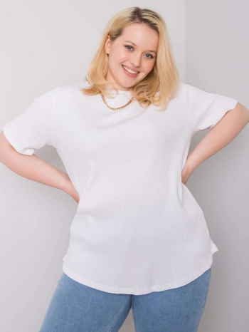 white, oversized striped blouse σε προσφορά