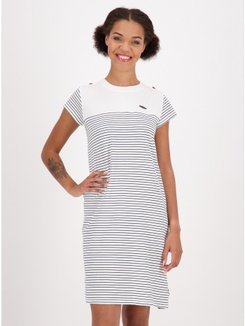 white striped dress with belt alife and kickin - women σε προσφορά