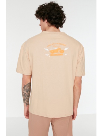 trendyol t-shirt - beige - regular fit σε προσφορά