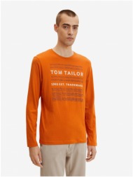 orange men`s t-shirt tom tailor - men`s