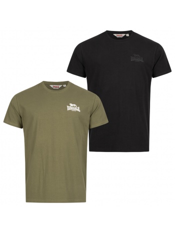 ανδρικό σετ t-shirts lonsdale 114096-black/olive σε προσφορά