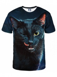 aloha from deer unisex`s black cat t-shirt tsh afd007
