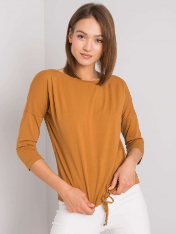 light brown cotton blouse for women σε προσφορά