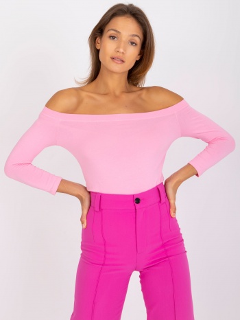 light pink women`s cotton blouse basic blink σε προσφορά