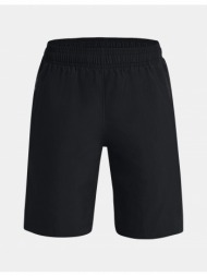 under armour shorts ua woven graphic shorts-blk - boys