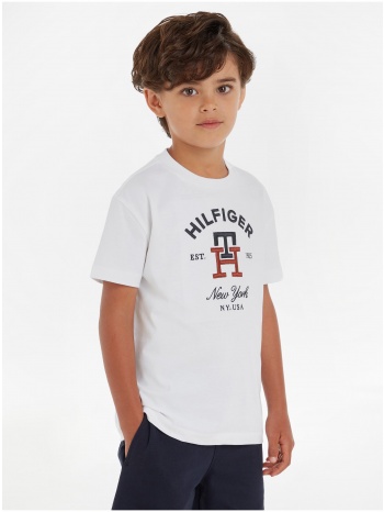 white boys t-shirt tommy hilfiger - boys σε προσφορά