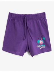 koton shorts - purple - normal waist