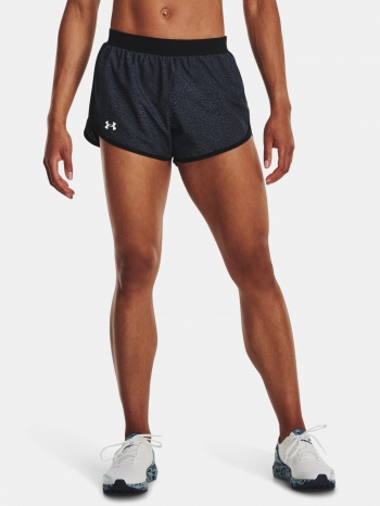 under armour shorts ua fly by 2.0 printed short -blk - women σε προσφορά