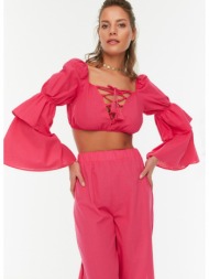 trendyol blouse - pink - regular fit