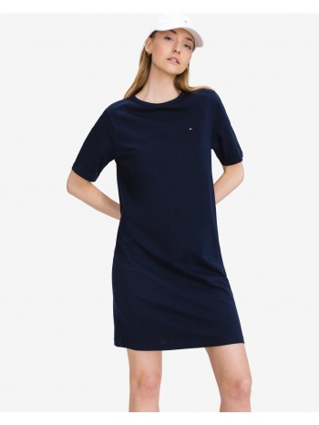 dark blue dress tommy hilfiger signature - women σε προσφορά