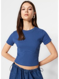 trendyol blouse - navy blue - regular fit