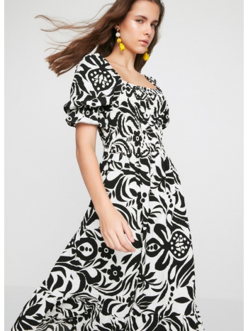 trendyol design black patterned gipe dress σε προσφορά