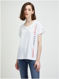 white women`s t-shirt tommy hilfiger - women
