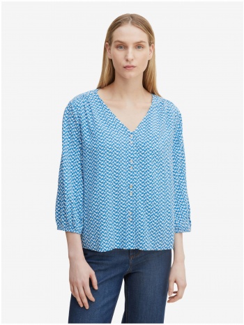 blue women patterned blouse tom tailor - women σε προσφορά