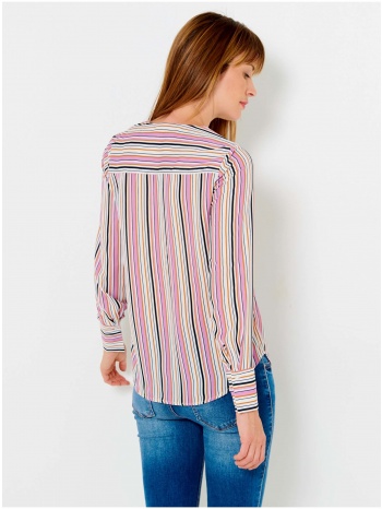 pink striped blouse camaieu - women σε προσφορά