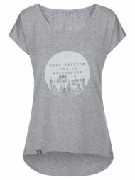 women`s short sleeve t-shirt kilpi roisin-w light grey