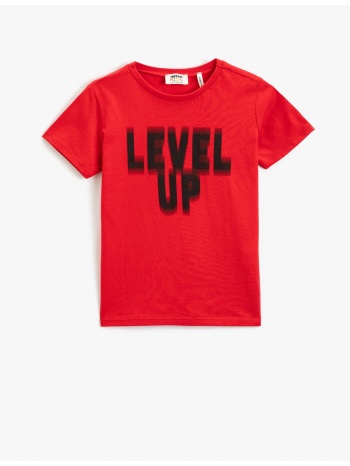 koton t-shirt - red - regular fit σε προσφορά