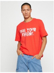 koton t-shirt - red - regular fit