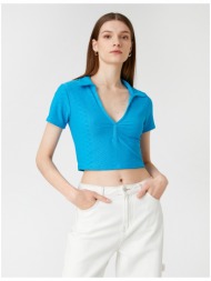 koton t-shirt - blue - slim fit
