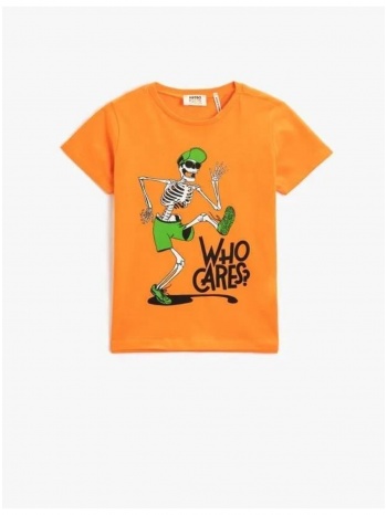 koton t-shirt - orange - regular fit