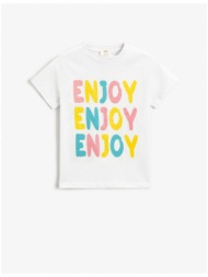 koton t-shirt - ecru - regular fit
