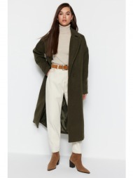 trendyol coat - khaki - basic