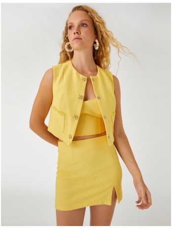 koton skirt - yellow - mini σε προσφορά