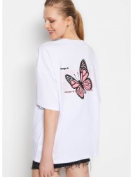 trendyol t-shirt - white - oversize