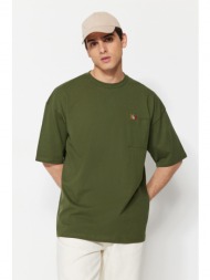 trendyol t-shirt - khaki - oversize