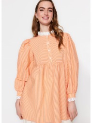 trendyol tunic - orange - relaxed fit