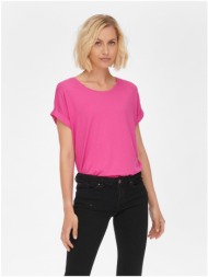 dark pink women`s t-shirt only moster - women