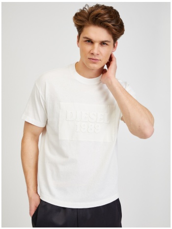 cream men`s t-shirt diesel - men σε προσφορά