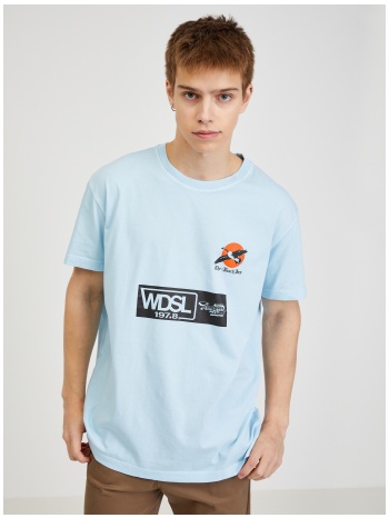 light blue men`s t-shirt diesel - men σε προσφορά