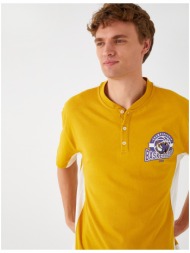 koton polo t-shirt - yellow - regular fit