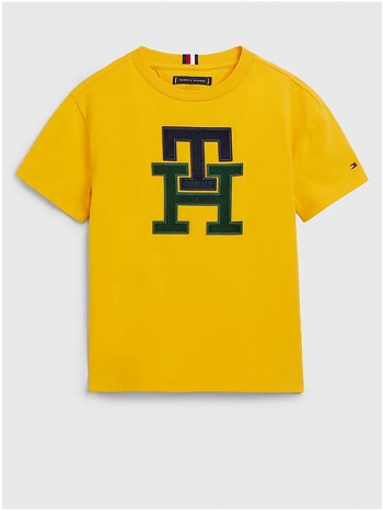 yellow boys` t-shirt tommy hilfiger - boys σε προσφορά
