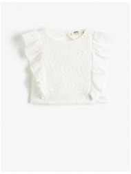 koton blouse - white - regular fit