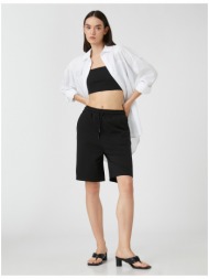 koton shorts - black - normal waist