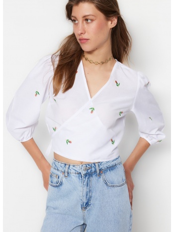 trendyol blouse - ecru - regular fit σε προσφορά