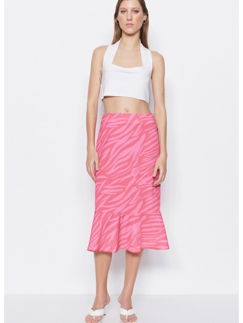 trendyol skirt - pink - midi σε προσφορά