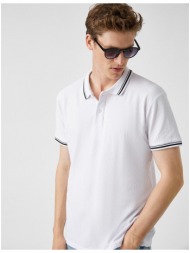 koton polo t-shirt - white - regular fit
