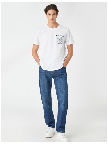 koton t-shirt - white - regular fit σε προσφορά