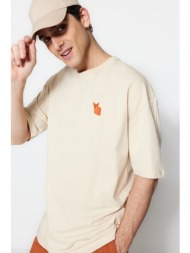 trendyol t-shirt - beige - oversize